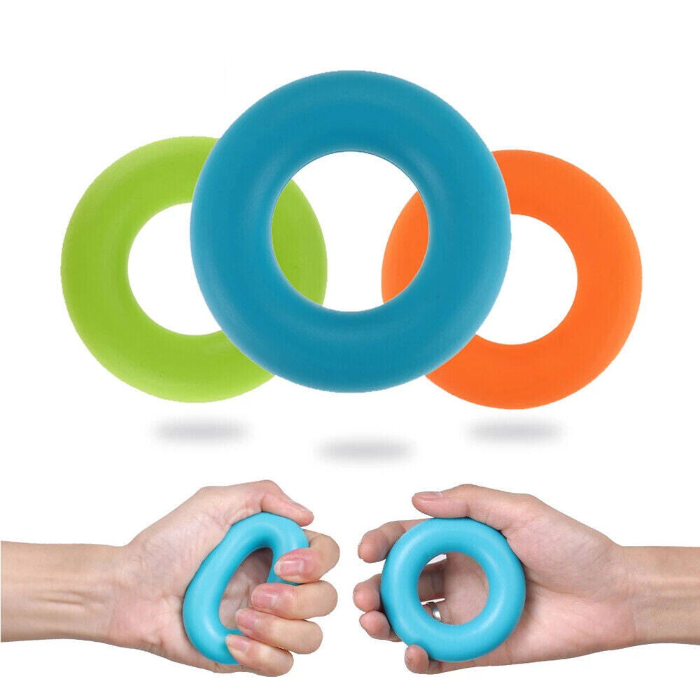 Finger Hand Exerciser Strengthener Wrist Forearm Grip Trainer Resistance Band